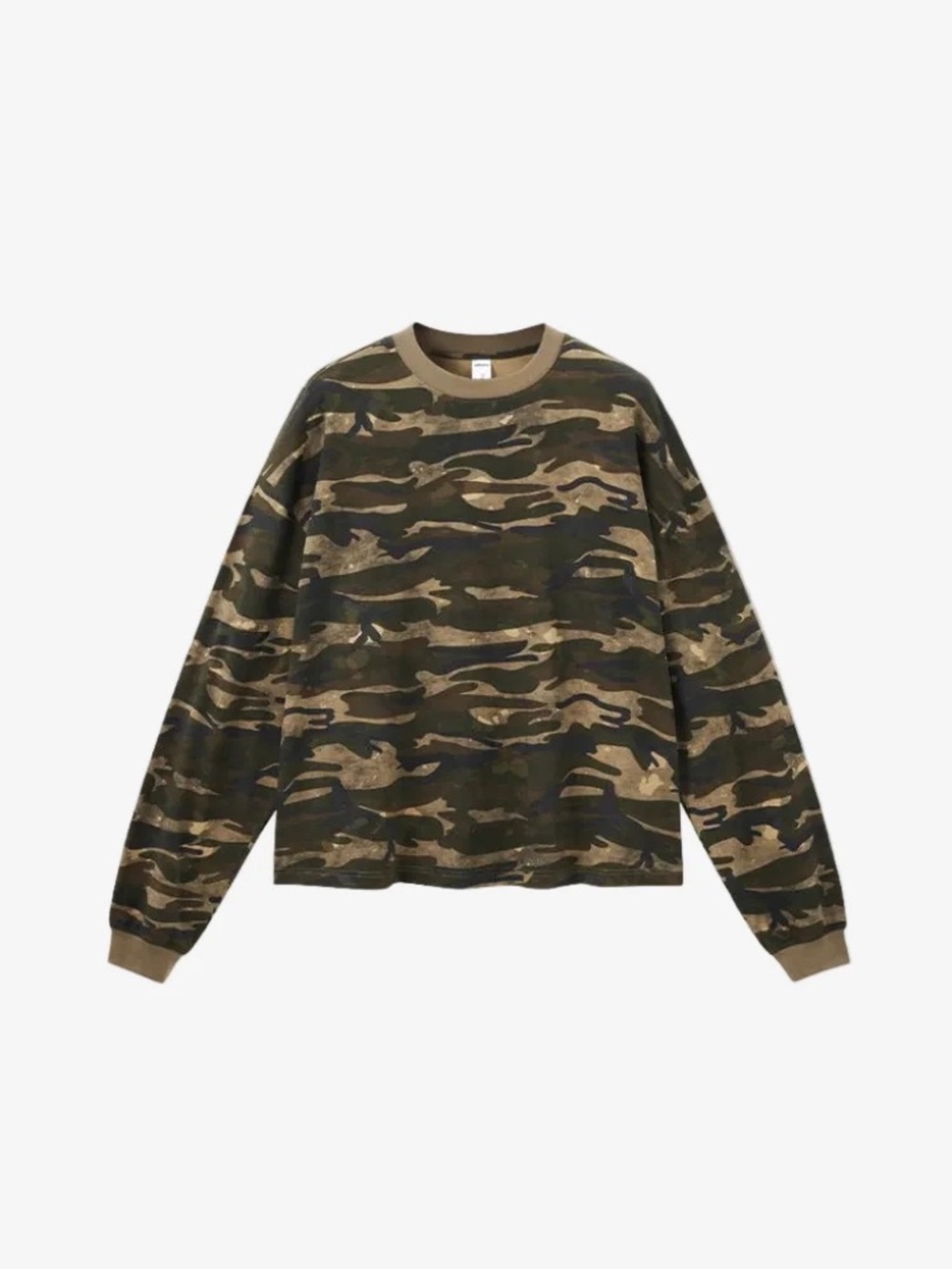 Longsleeve Camo Crewneck size Medium